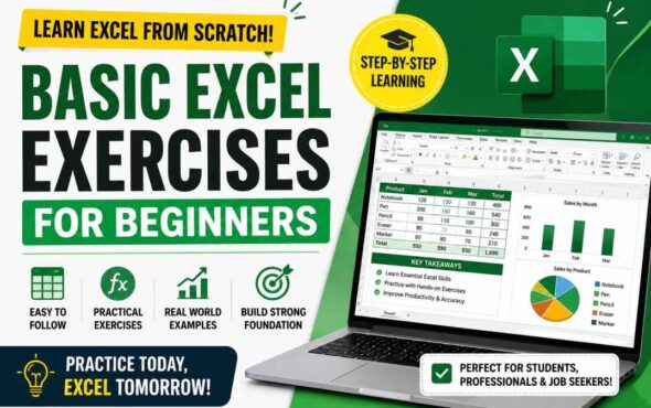 Basic Excel Exercises For Beginners